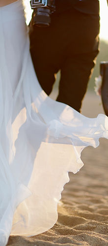 Bride and Groom on Beach