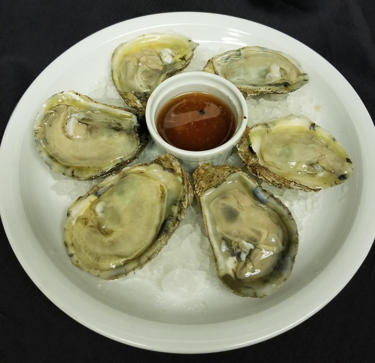 Oysters on the half shell