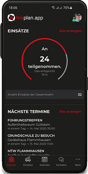 Zentrale mit Handy frontal Darkmode.png
