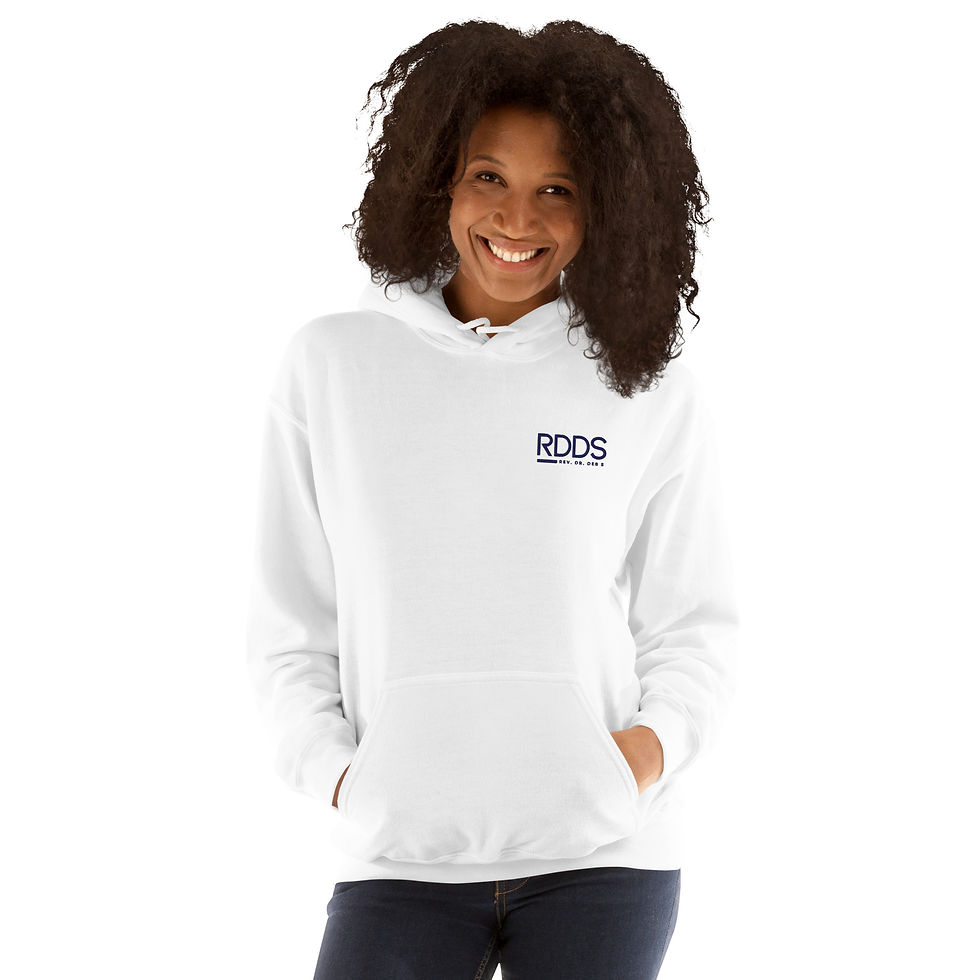Thumbnail: Rev. Dr. Deb S. Logo Unisex Hoodie - Light