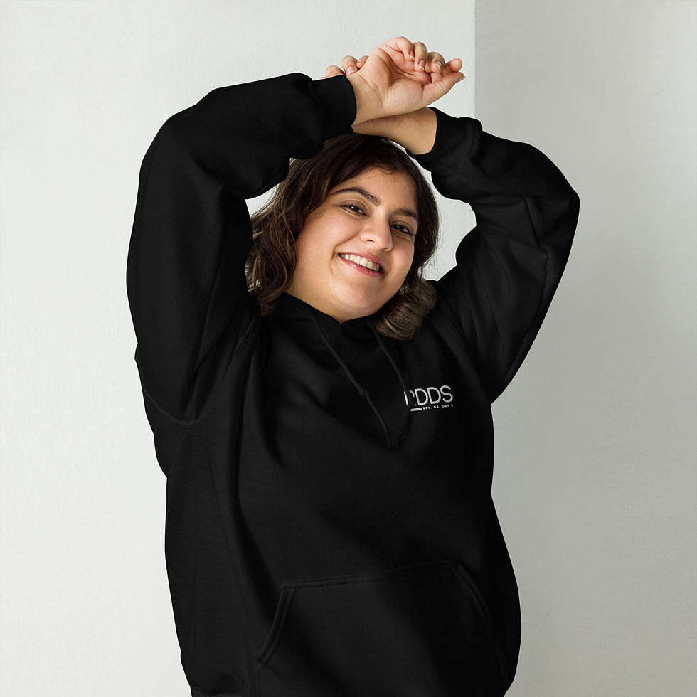 Thumbnail: Rev. Dr. Deb S Logo Unisex Hoodie - Dark