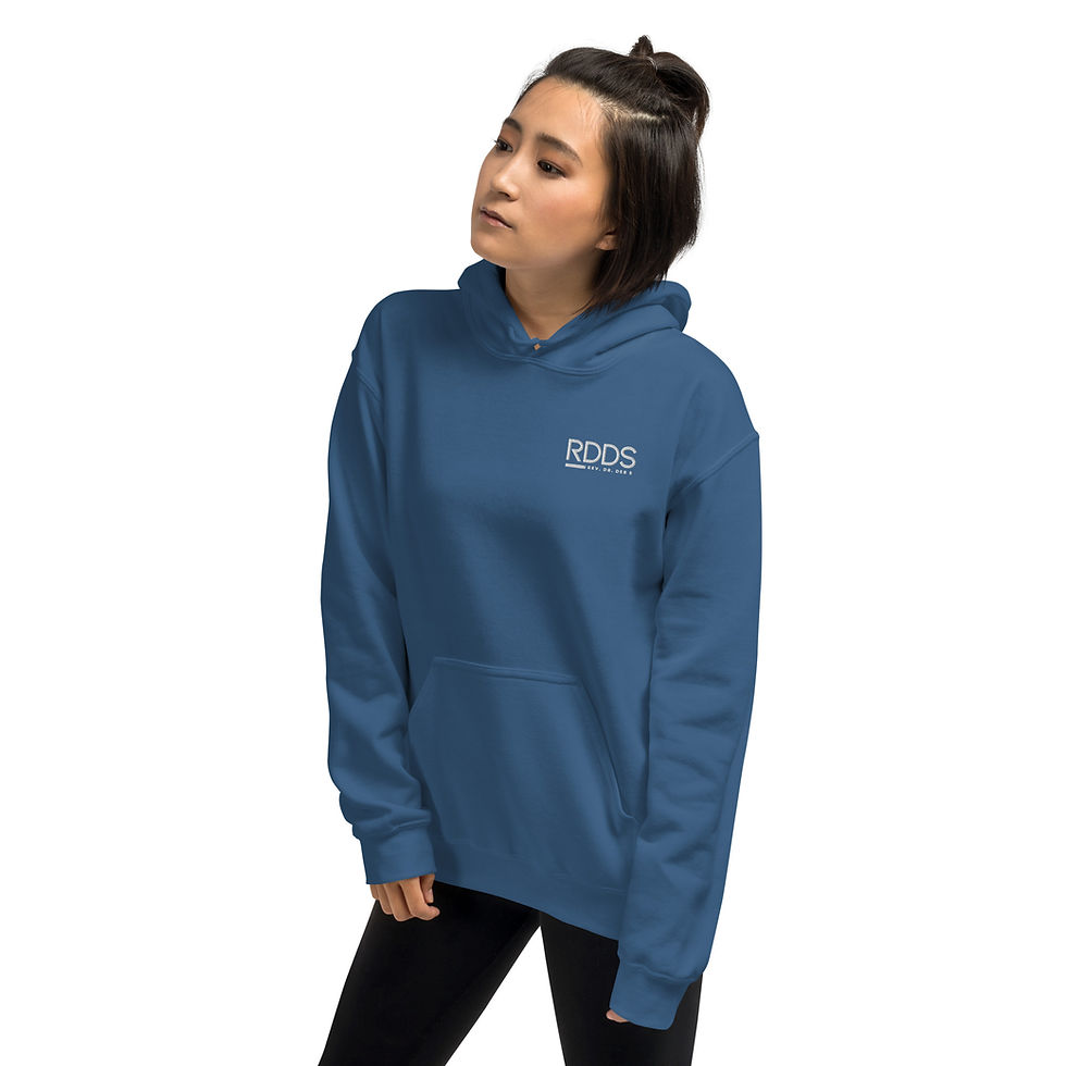Thumbnail: Rev. Dr. Deb S Logo Unisex Hoodie - Dark