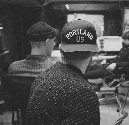 Musicians in Recording Studio