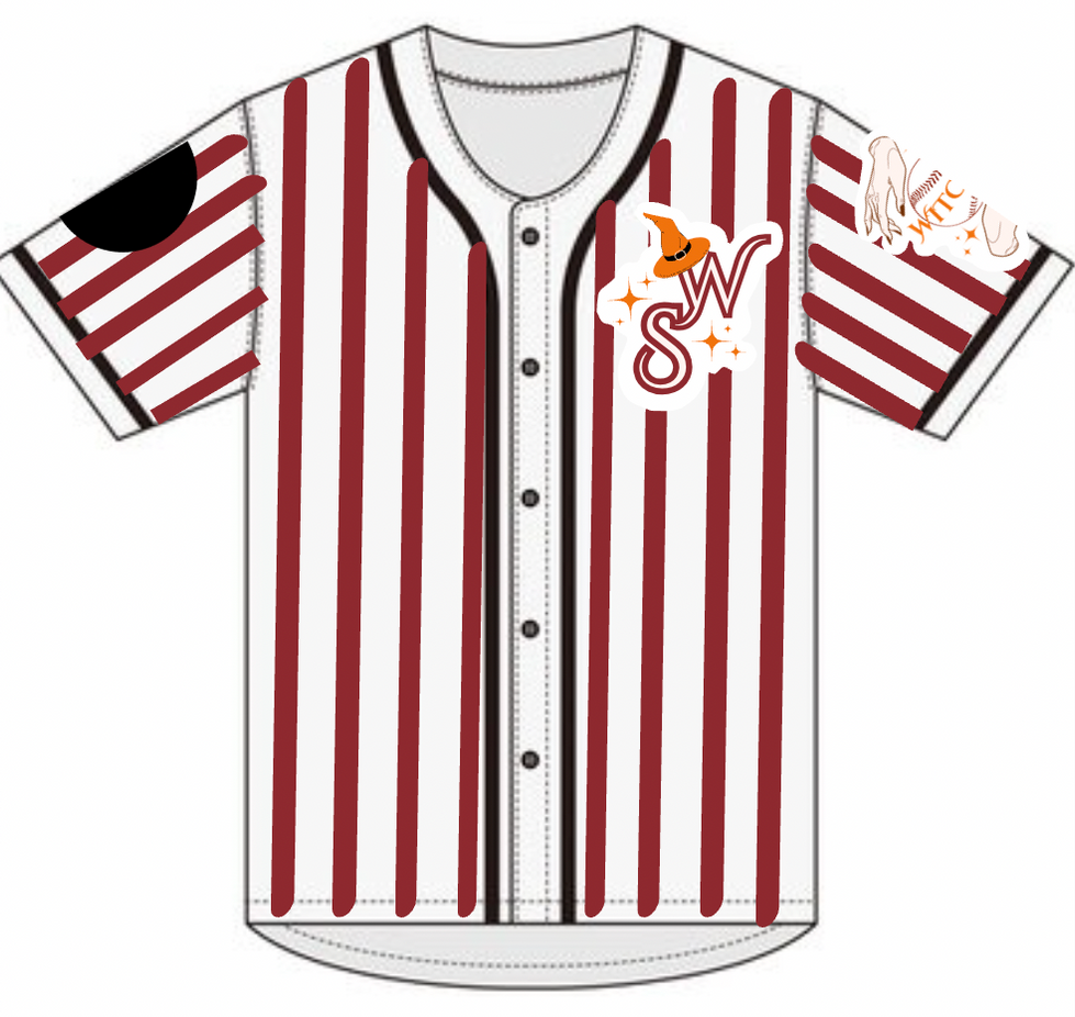 Women's Professional Baseball Project: Salem Witches Home Uniform Mockup