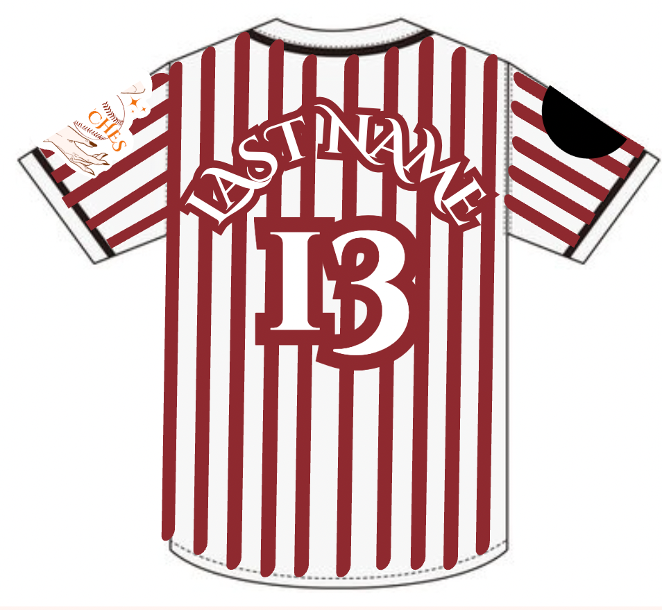 Women's Professional Baseball Project: Salem Witches Home Uniform Mockup (Back)