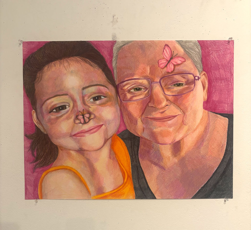 "Butterflies"
24 x 36
2025
Color Pencil