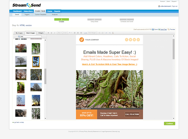 StreamSend Features