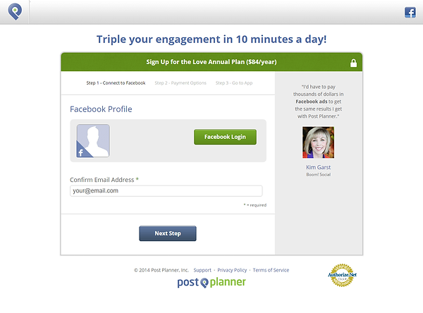 PostPlanner Signup