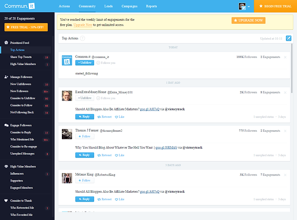 Communit Dashboard