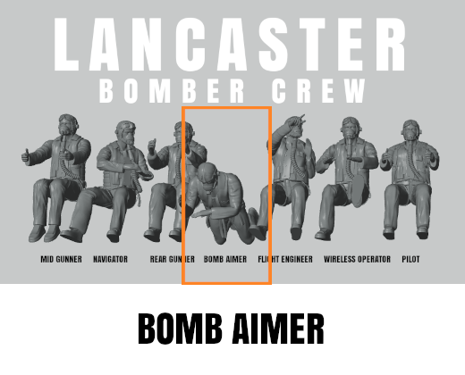 Thumbnail: 1:32 Scale Lancaster Bomber Crew