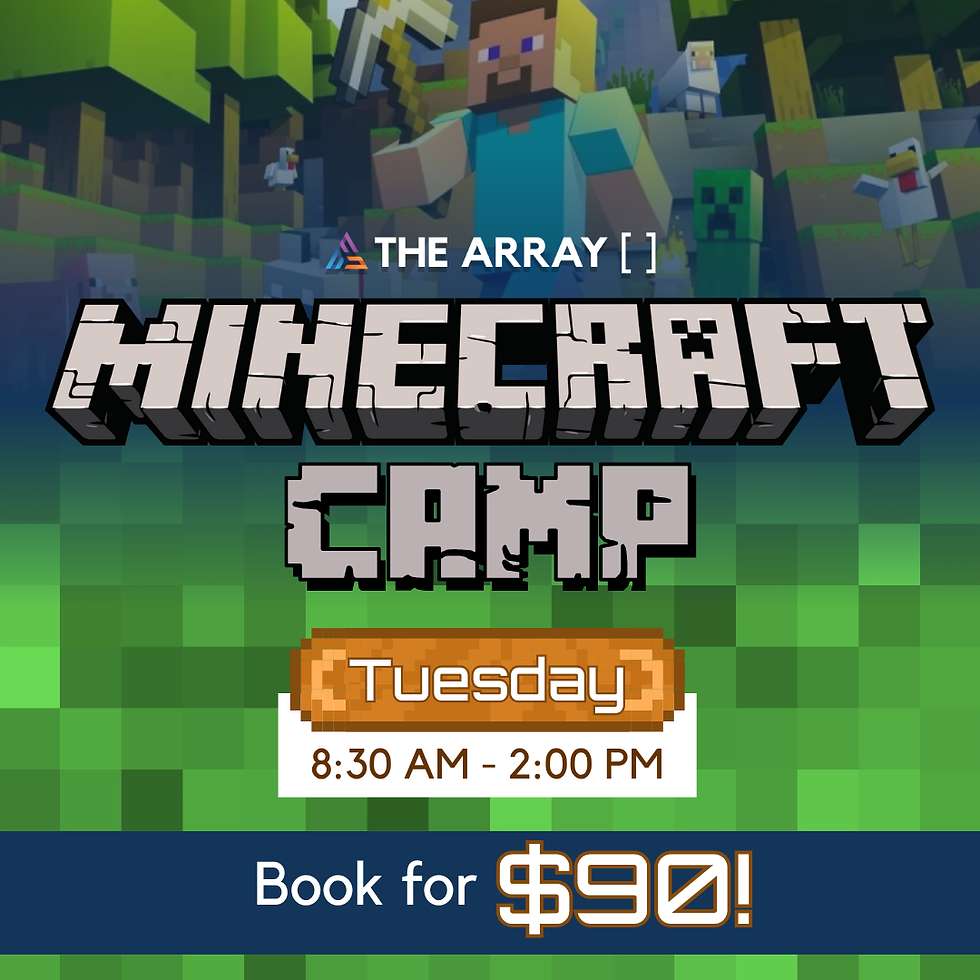 Minecraft Camp - Day 2 (16 December | Tuesday)