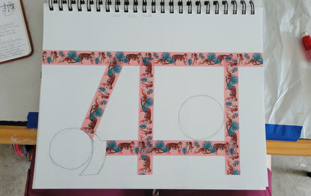 Higher Truth - Tape. Drawing