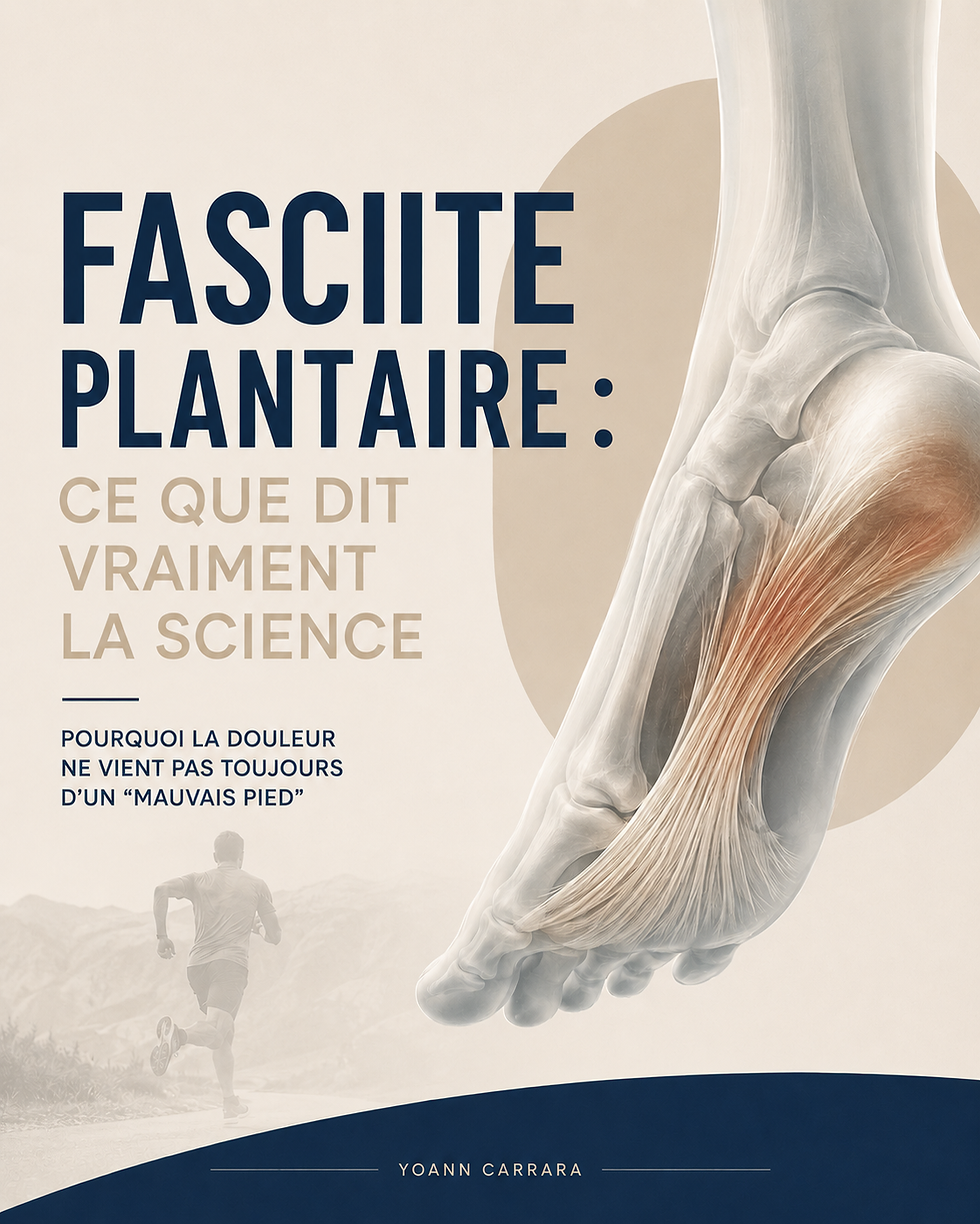 Fasciite plantaire: Que dit la science?