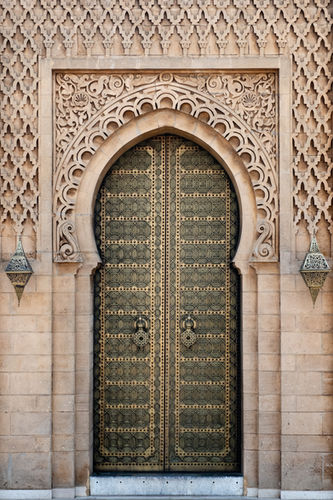 Ornate Door in Morocco