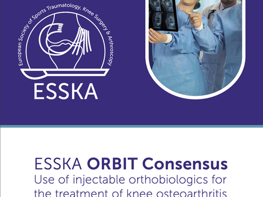 PRP Behandling Anbefales nå Av Den Største Europeiske Forening For Sportsskader - ESSKA
