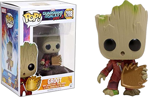 Funko POP! Marvel - Guardians of the Galaxy vol. 2 208 - Young Groot with Shield