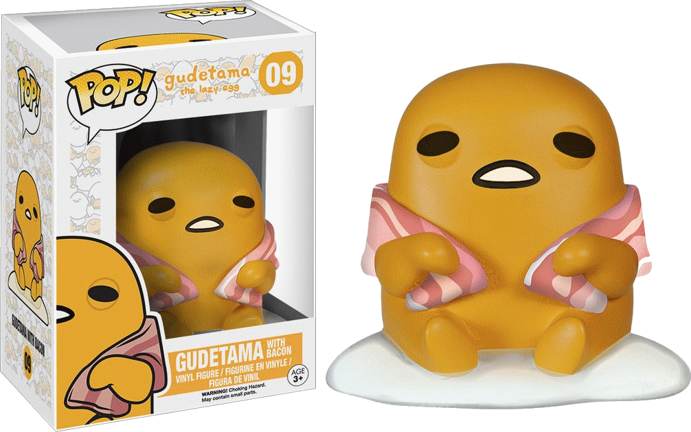 Funko POP! - GUDETAMA the lazy egg 09 - GUDETAMA with bacon