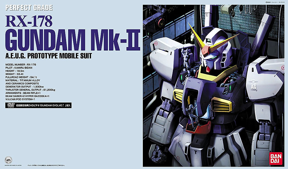 Miniatura: PG GUNDAM RX-178 MK II AEUG WHITE 1/60