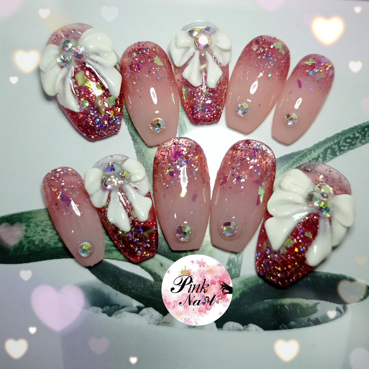 3d ribbon nails
