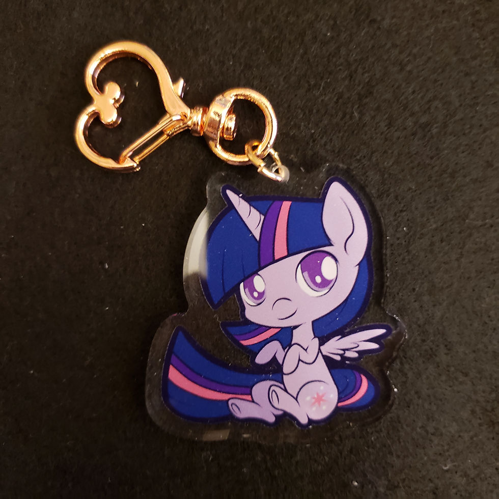 Thumbnail: Pony Charm Keychains