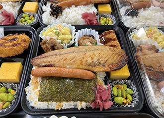 Example of a bento lunch for on-site AMO Finals participants