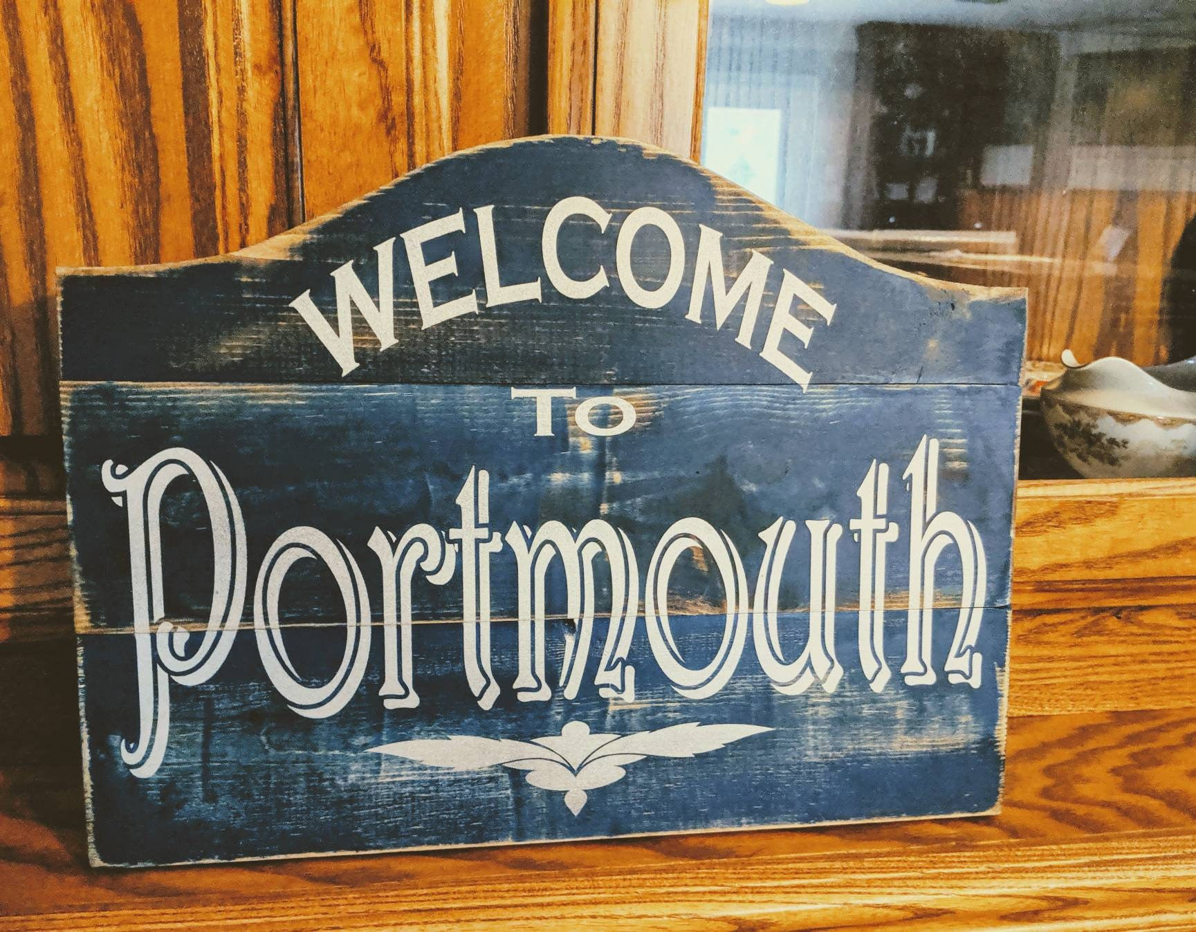 Welcome to sign, Custom Vintage, Rustic Welcome to sign