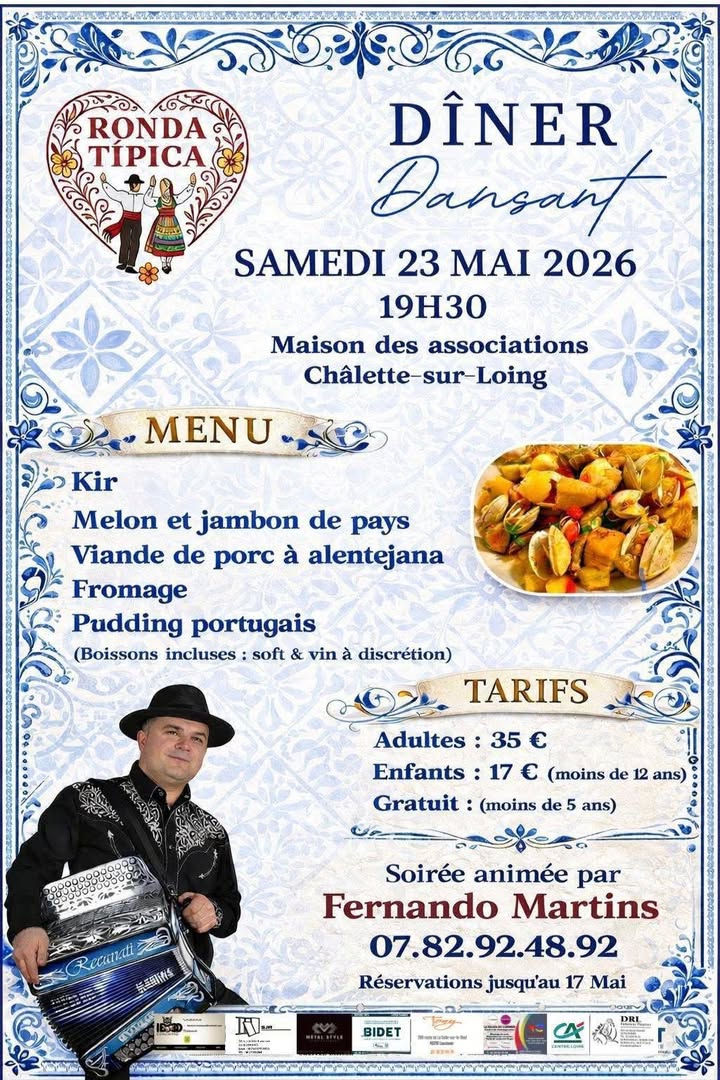DÎNER Dansant animée par Fernando Martins