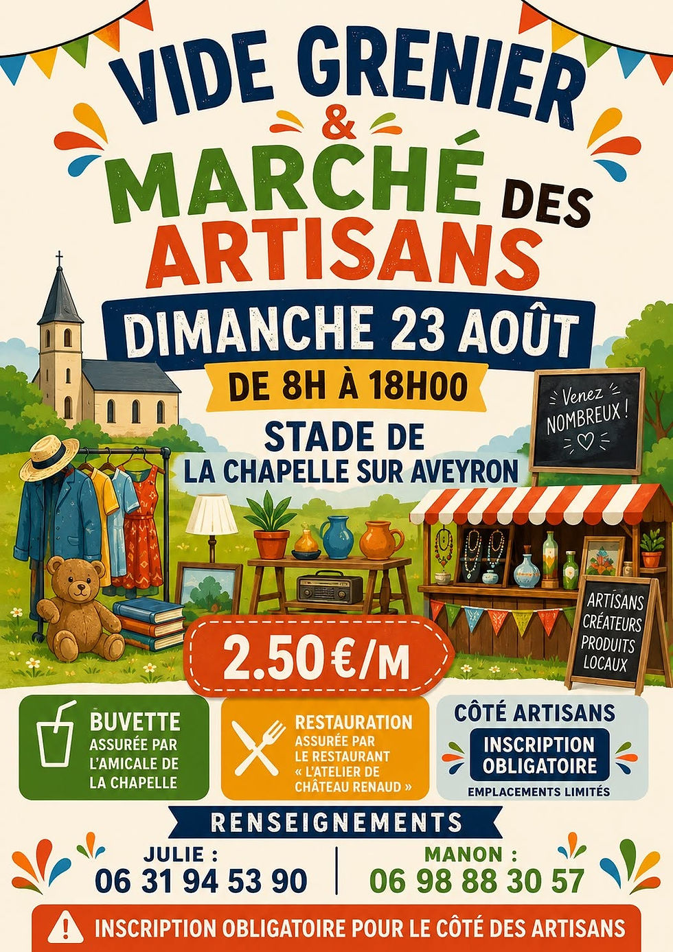 VIDE GRENIER & MARCHÉ DES ARTISANS