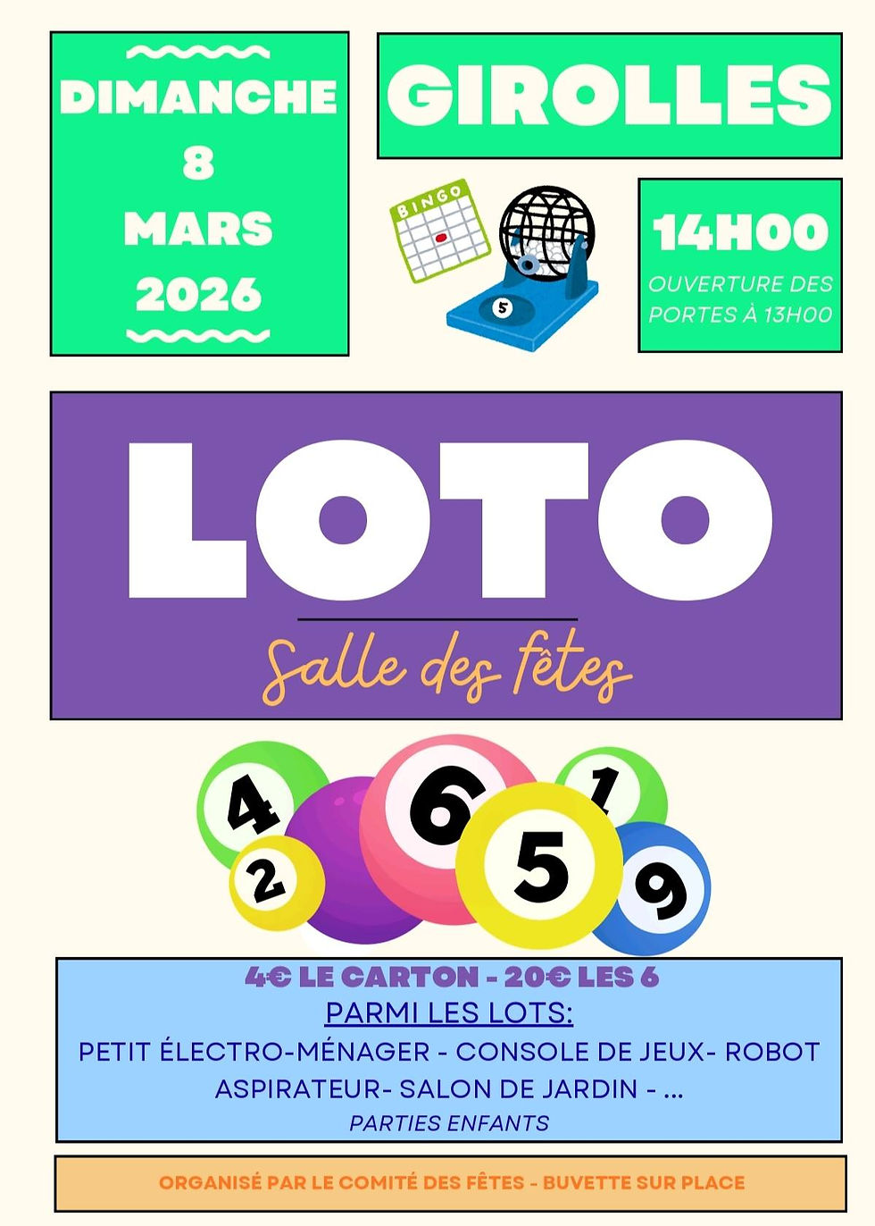 LOTO À GIROLLES