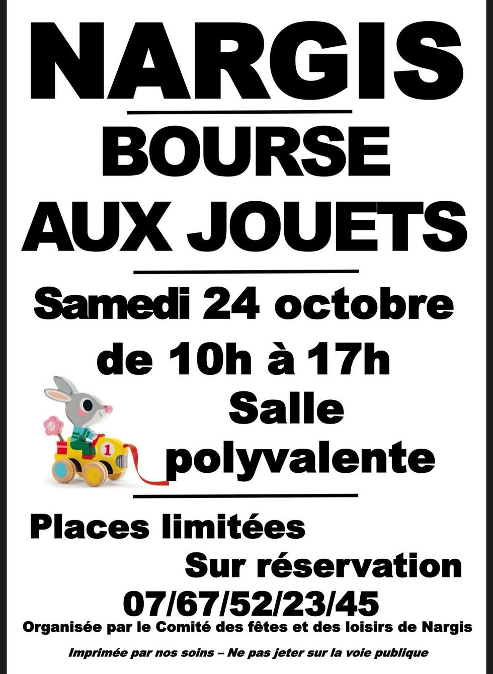 BOURSE AUX JOUETS à Nargis