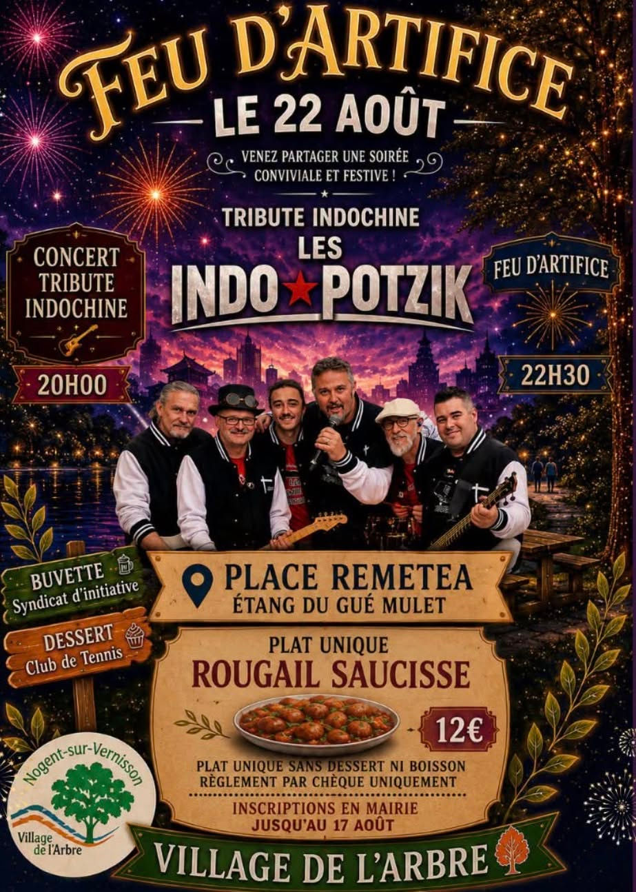 CONCERT TRIBUTE INDOCHINE INDO POTZIK