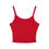 Thumbnail: .finearts:™ Women's Spaghetti Strap Tank Top Red Neutral Palette