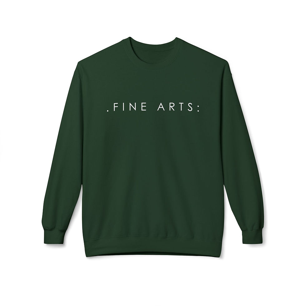 Thumbnail: .finearts:™ Crewneck Sweatshirt Green Palette