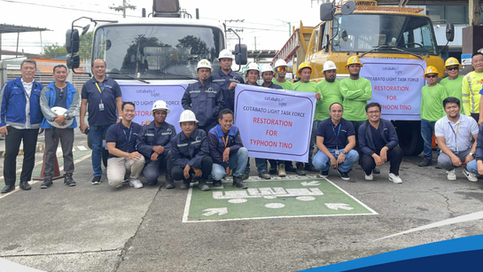 Cotabato Light Lends a Helping Hand to VECO in Typhoon Tino Restoration