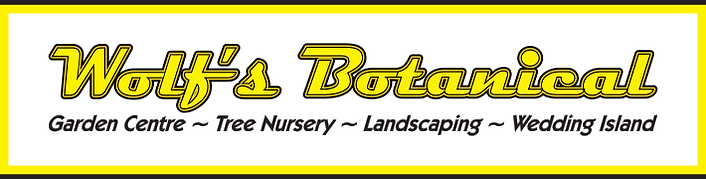 Wolf's Botanical: Garden Centre, Tree Nursery, Landscaping, and Wedding Island services.