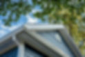 blue house white fascia