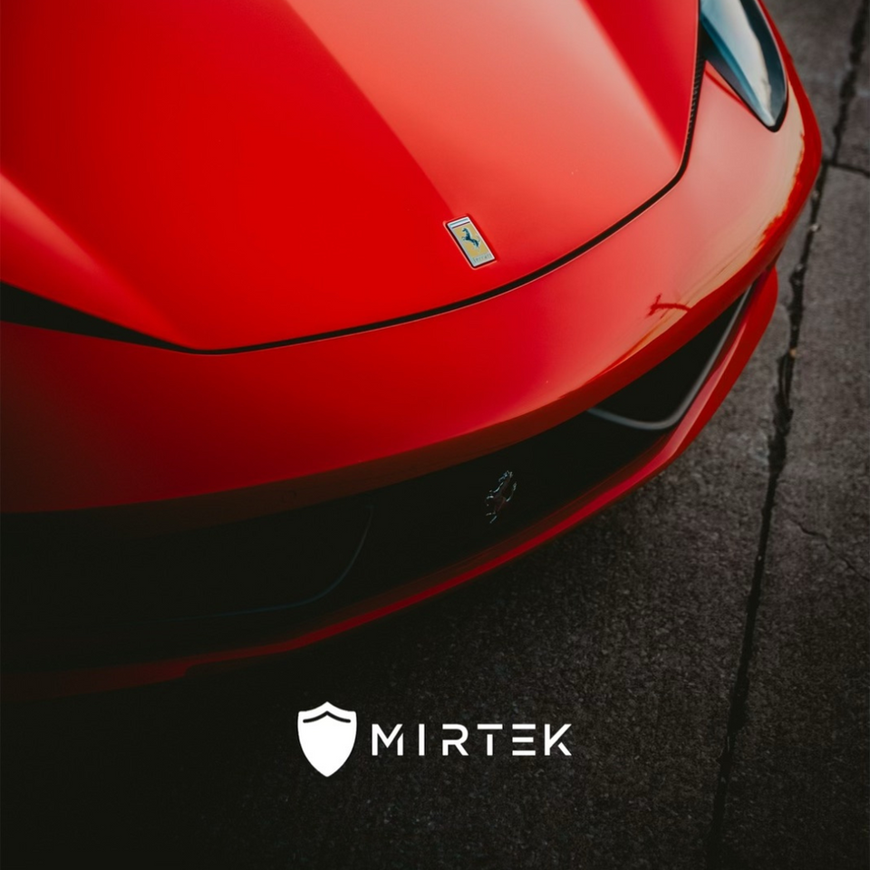 red ferrari front