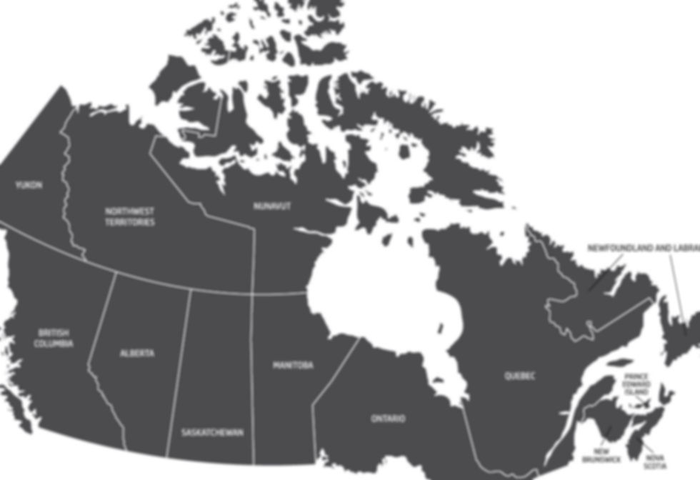 canada map