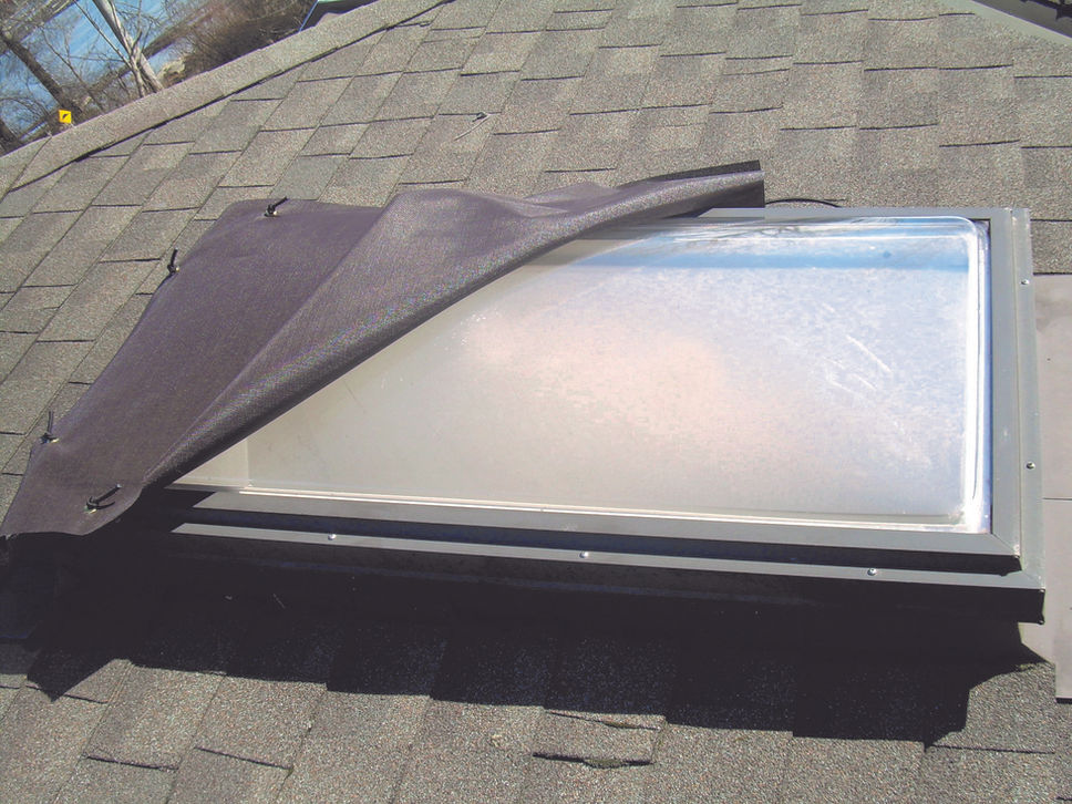 sun block half openned