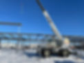 boom truck on construction