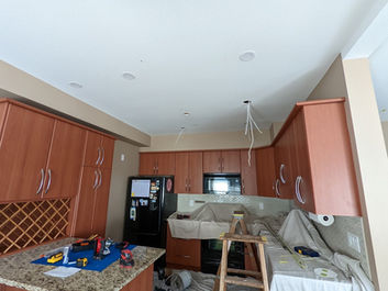 kitchen reno ceiling