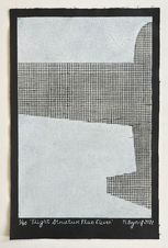 Fine art print by Michele Bryant, an oil woodblock relief print using opaque and translucent inks on hand-painted unstretched canvas. This striking artwork explores themes of flight, symbolizing a part of the structure for flight as a metaphor for the decision-making process. The piece can be displayed framed or unframed, individually or in pairs, or grouped to create a dynamic, cohesive installation. A thought-provoking work that combines texture, symbolism, and the complexities of choice and movement.