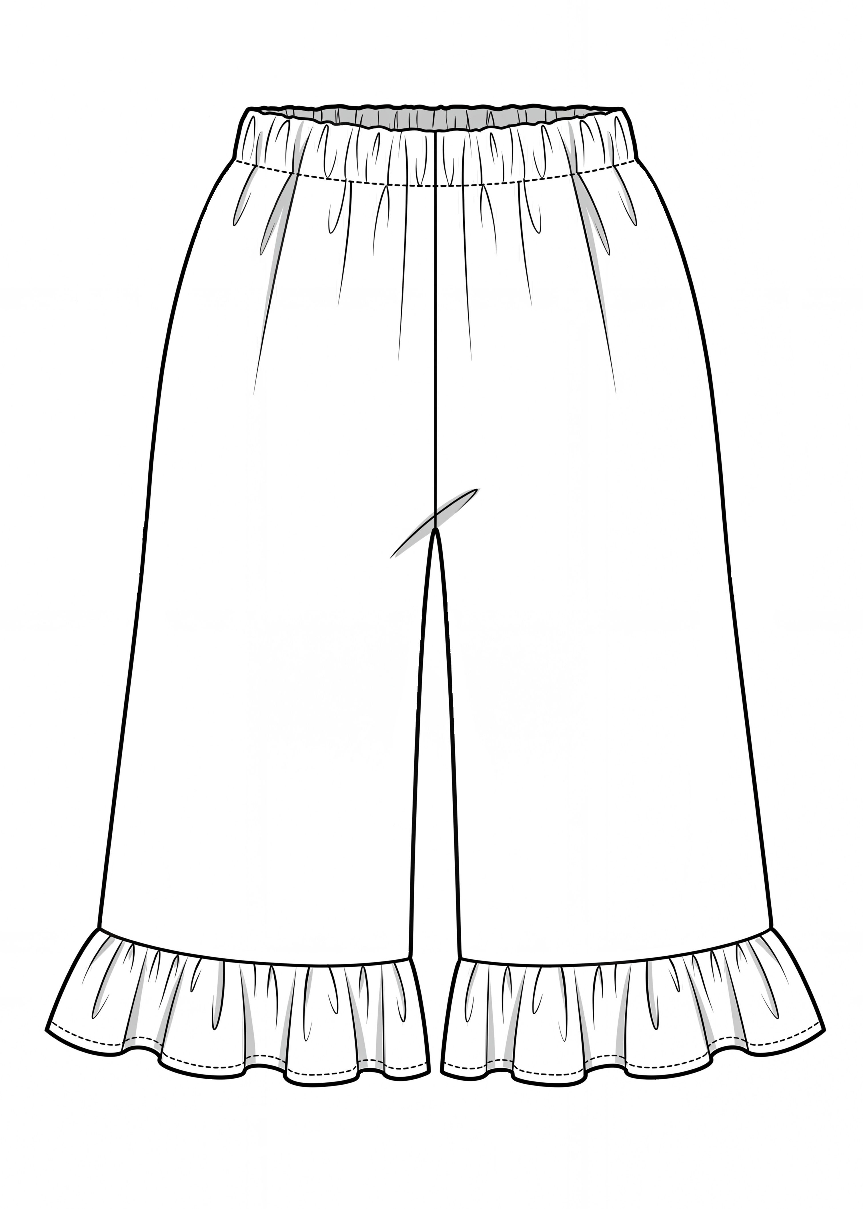 Aurora (Ruffle Hem)