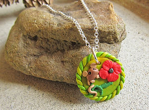 Handmade Mouse Necklace