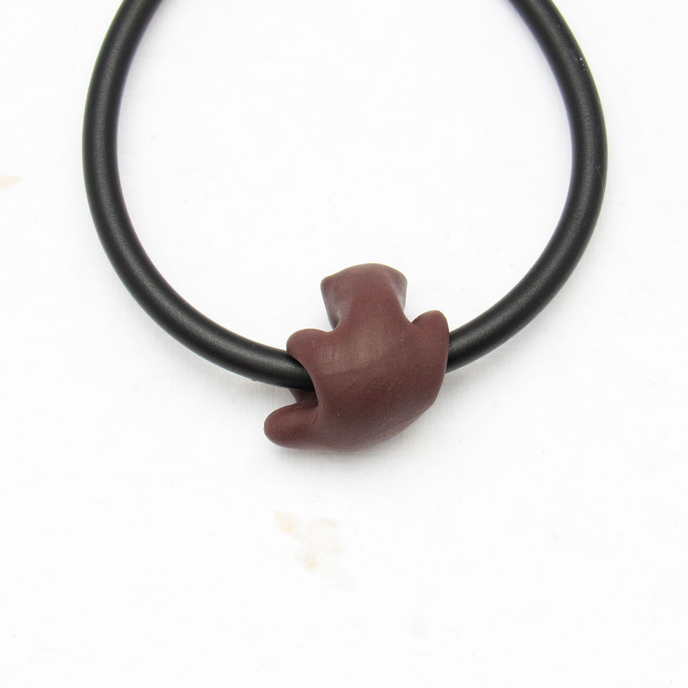 Thumbnail: Otter jewellery - otter charm bracelet back