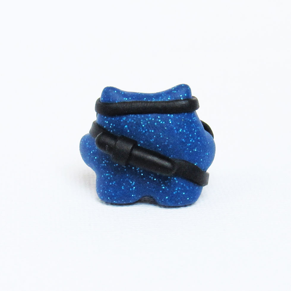 Thumbnail: Blue brave warrior ornament back