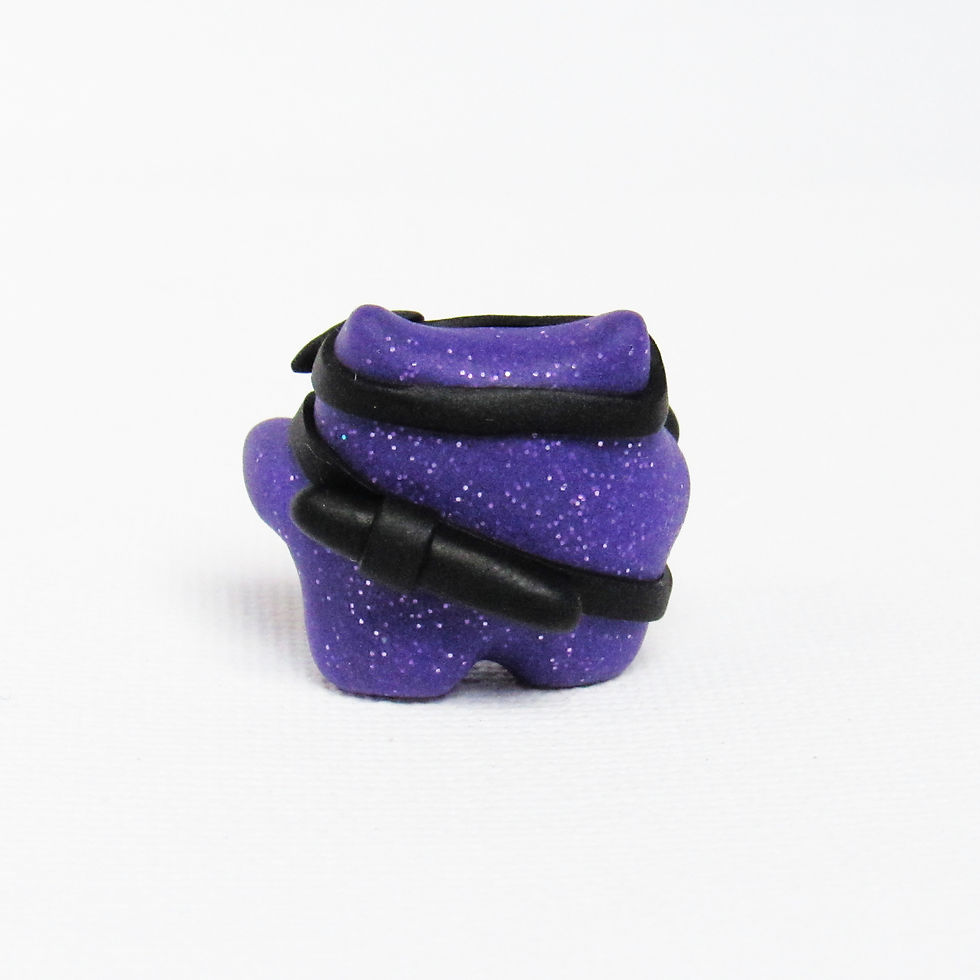 Thumbnail: Purple warrior ornament back