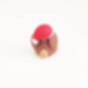 Tiny rabbit ornament in Santa hat