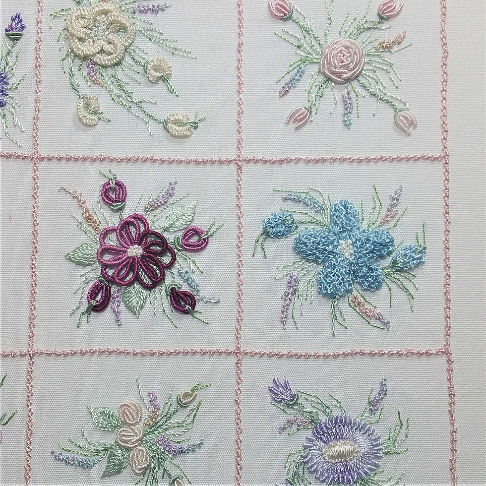 Thumbnail: 1821-A Nine Flower Sampler #1 PASTEL Kit