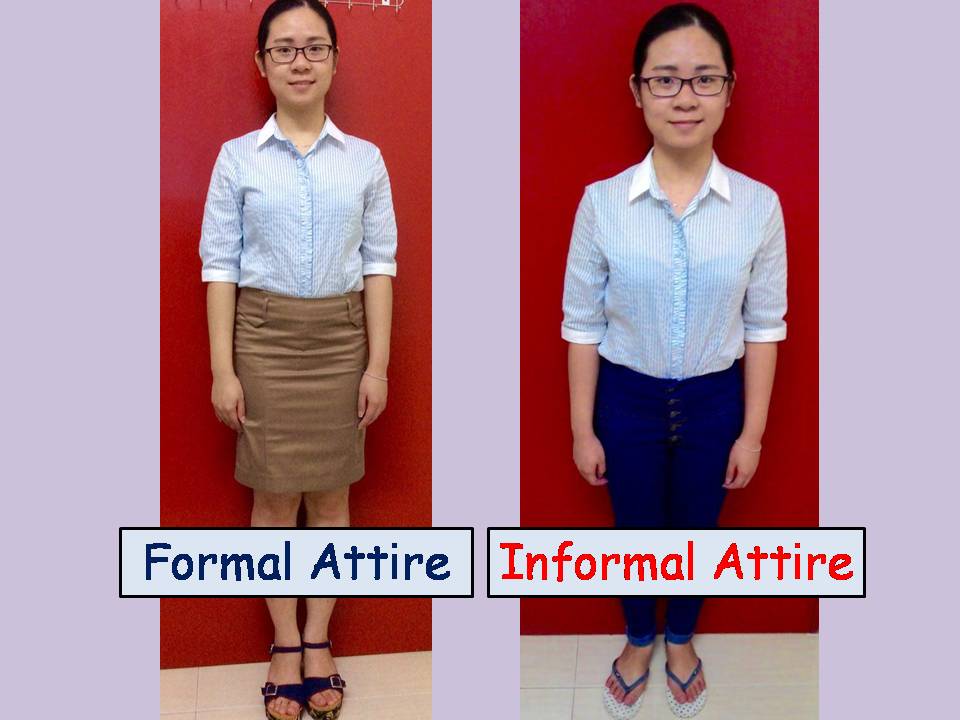 informal attire